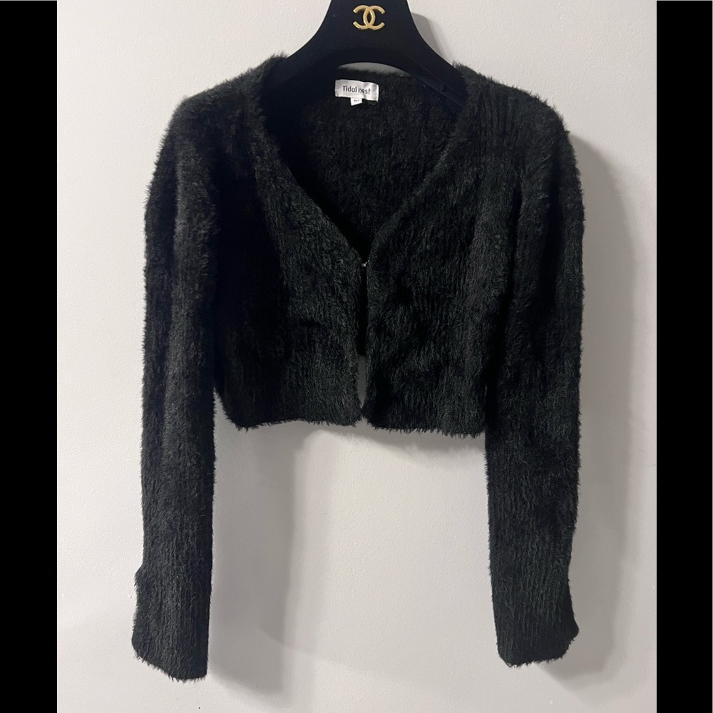 Tidal Nest Crop Cover Up Sweater